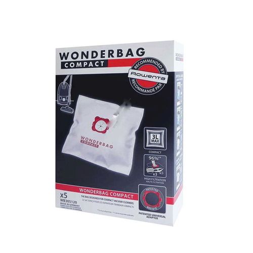 Sacs wonderbag compact (x5) Aspirateur (WB305140 MOULINEX ROWENTA TEFAL)