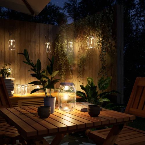 Vidaxl Lampe Solaire En Verre D'extérieur 12 Pcs Blanc Chaud