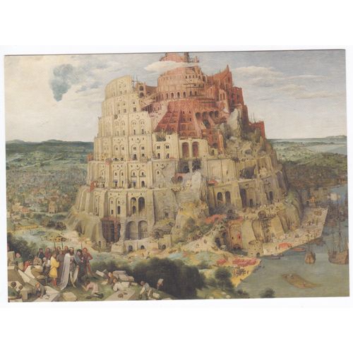 Pieter Brueghel L'ancien - La Grande Tour De Babel, 1563, Kunsthistorisches Museum, Vienne, Autriche - Carte Postale, Grand Format (Bruegel)