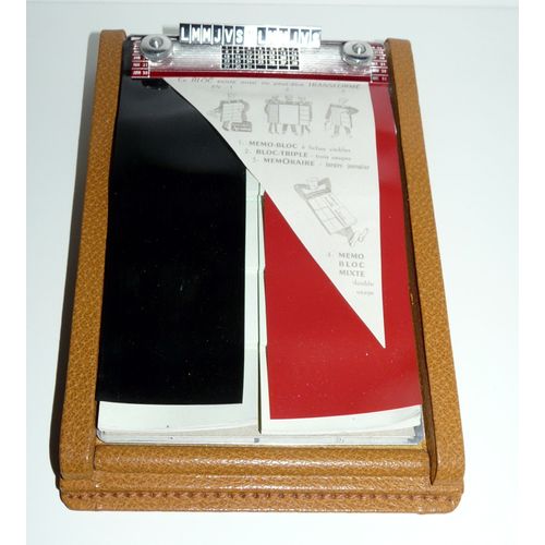 Bloc Note Ancien En Cuir "Avamo"