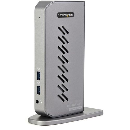 StarTech.com Dock USB-C USB-A - Station d'Accueil USB 3.0 Hybride Universelle pour PC Portable USB-C ou USB-A - Double Écran 4K 60Hz HDMI/DisplayPort - 6x USB-A, GbE - Windows/Mac (DK30A2DHUUE) -...
