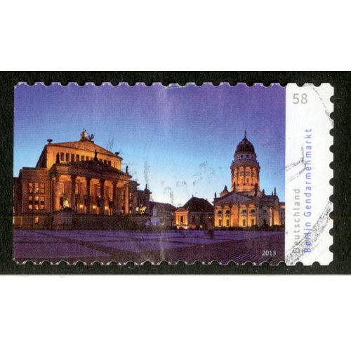 Timbre Oblitéré Deutschland, Berlin Gendarmenmarkt , 2013, 58