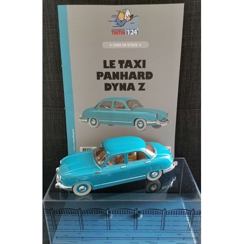 Voiture Tintin 1/24 Ème. Le Taxi Panhard Dyna Z De Coke En Stock. N°30-Moulinsart