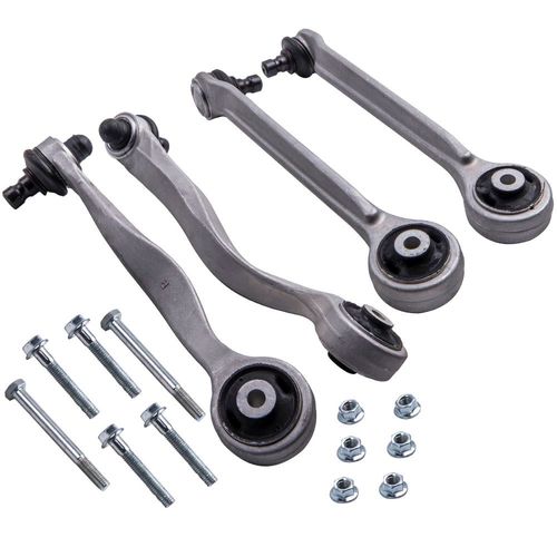 4pcs Heavy Duty Front Upper Track Control Arms Set For Audi A4 A6 Vw Passat Seat