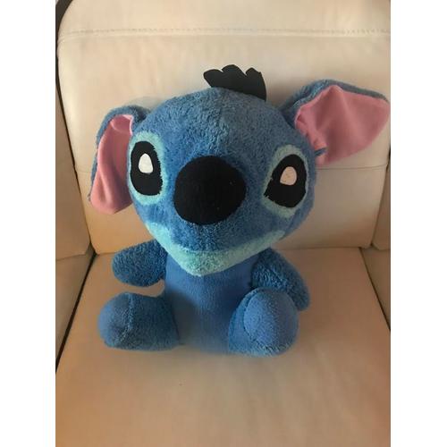 Grande Peluche Doudou Stitch Bleu 40 Cm Disney