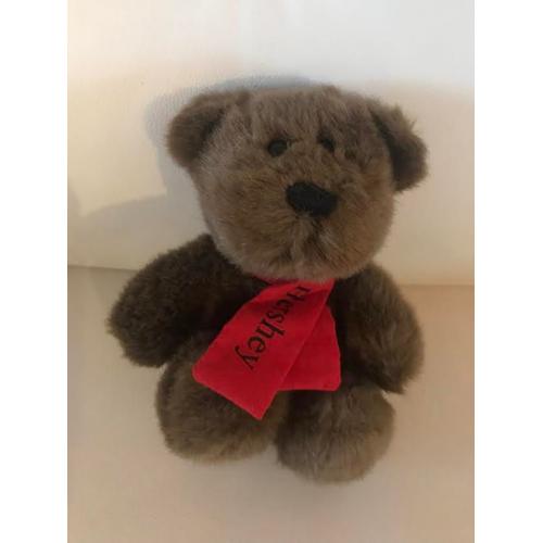 Peluche Doudou Ours Marron Foulard Rouge Hershey Hershey's 17 Cm