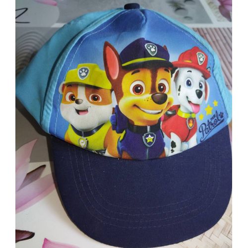 Casquette Bleue Clair Paw Patrol Garçon De 4 À 6 Ans
