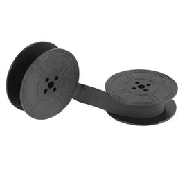 4 Pièces De Machine À Écrire Universel Double Bobine Remplacement Pour La Plupart Des Machines (Noir-Rouge, Noir)