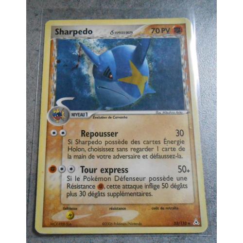 Sharpedo 53/110 Set Ex Fantômes Holon Fr