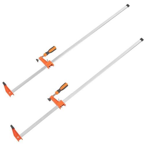 Jeu de Serre-Joints - VEVOR - 101,5 x 11 x 2,8 cm,2 pinces,charge de 600 lb,Force de Serrage Max. 272 kg,Pince Écarteur Réversible