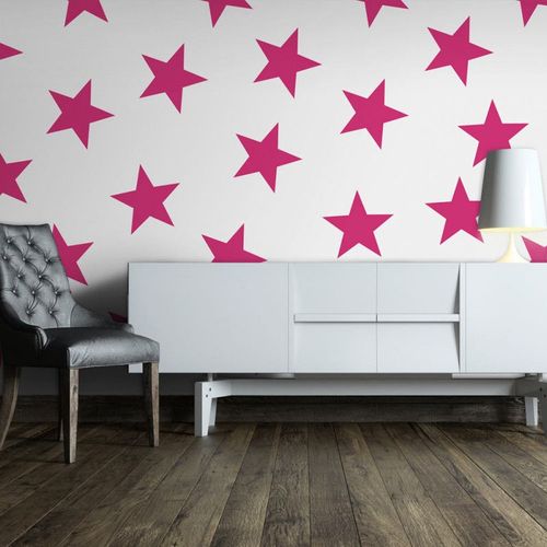 Papier peint - Pink Star -