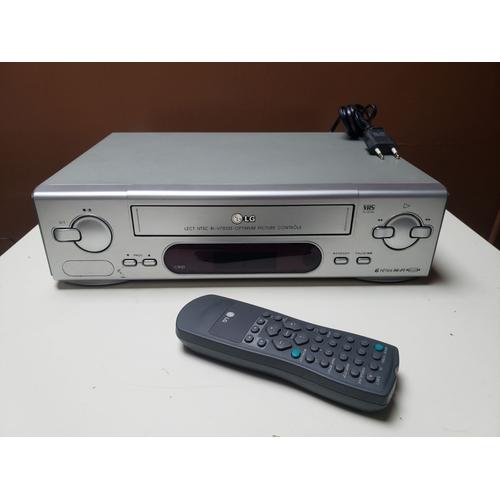 MAGNETOSCOPE LG LV4981 LECTEUR ENREGISTREUR K7 CASSETTE VIDEO VHS VCR 6  TETES HIFI STEREO NEUF - Cdiscount TV Son Photo