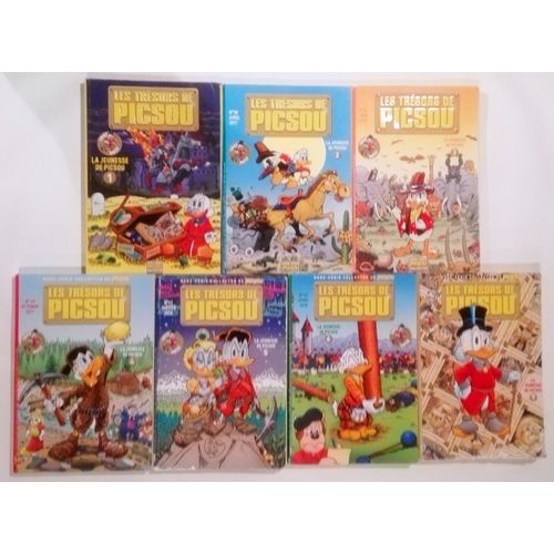 Trésors De Picsou Numéros 37 À 43 -- ( La Jeunesse De Picsou 1 À 7 )