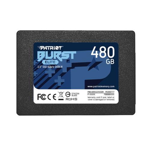 patriot patriot ssd burst elite - 480 gb - 2.5" - sata 6 gb/s noir