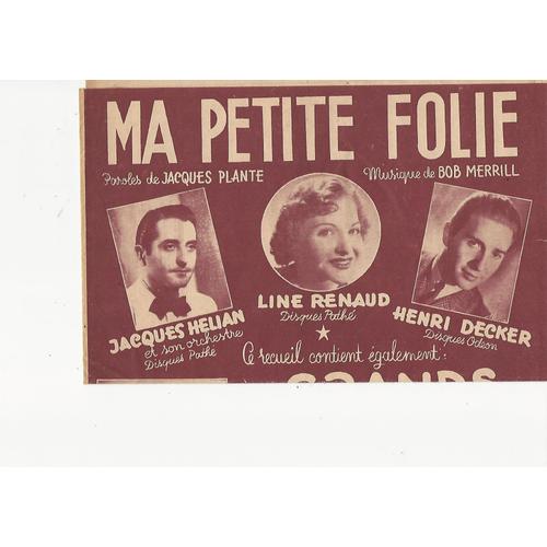 Ma Petite Folie. Line Renaud. A 93