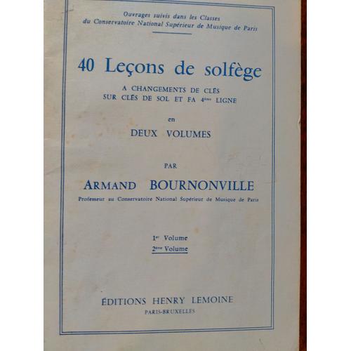 40 Leçons De Solfège À Changements De Clés