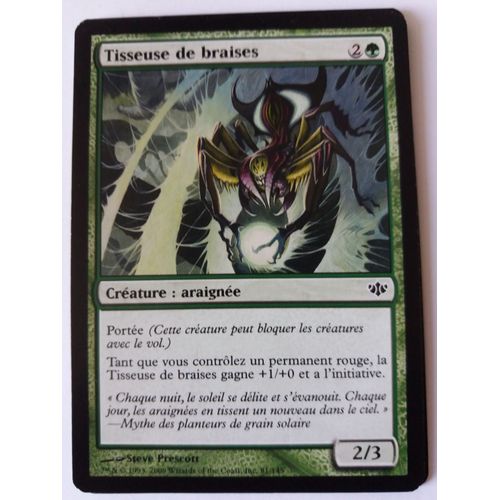 Tisseuse De Braises - Foil - Mtg - Conflux - 81