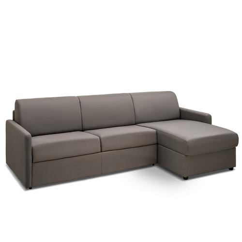 Canapé D'angle Convertible Paradiso Gris Silver Express Couchage 140 Cm