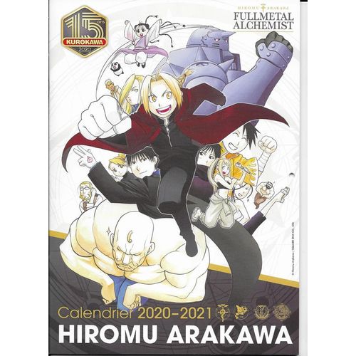 Calendrier 2020/2021 Hiromu Arakawa (Éditions Kurokawa)