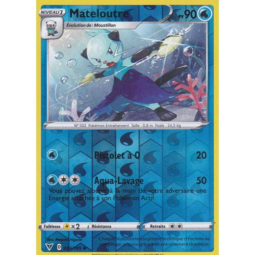 Carte Pokemon - Mateloutre - Reverse - 034/185 - Épée Et Bouclier 4 - Voltage Éclatant - Eb4 - Vf