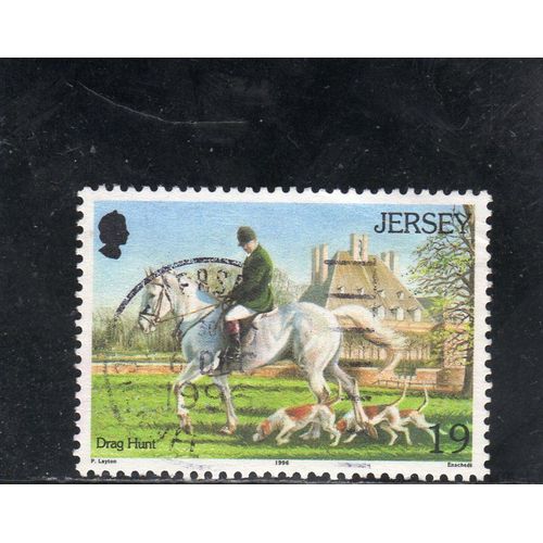 Timbre-Poste De Grande-Bretagne (Jersey)