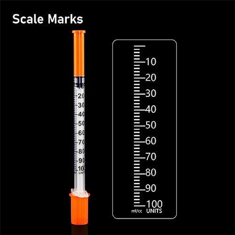 Seringue 1 Ml/Cc Avec Aiguille 30g 0,5 Pouce - Seringue Oran... - 3