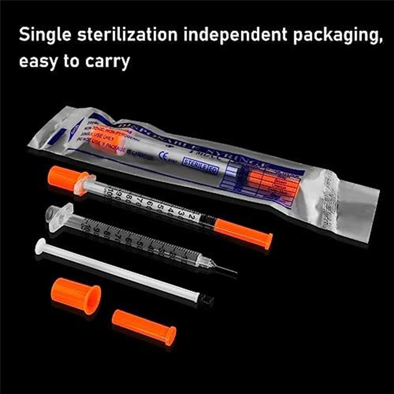 Seringue 1 Ml/Cc Avec Aiguille 30g 0,5 Pouce - Seringue Oran... - 5