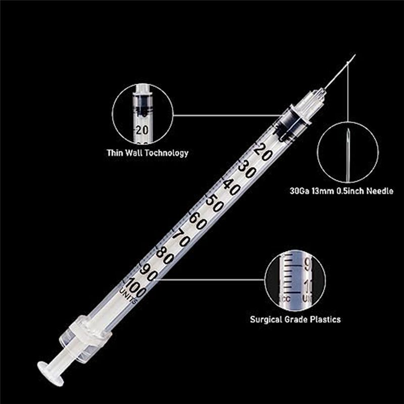 Seringue 1 Ml/Cc Avec Aiguille 30g 0,5 Pouce - Seringue Oran... - 6