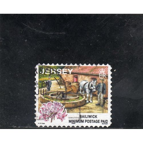 Timbre-Poste De Grande-Bretagne (Jersey)
