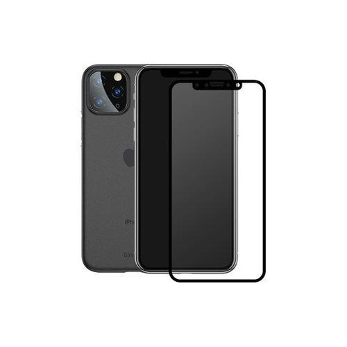 Novodio Coque Noir Translucide Et Vitre De Protection Pour Iphone 11 Pro