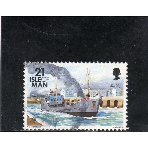 Timbre-Poste De Grande-Bretagne (Ile De Man)