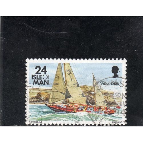 Timbre-Poste De Grande-Bretagne (Ile De Man)