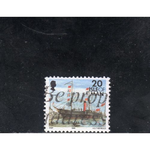 Timbre-Poste De Grande-Bretagne (Ile De Man)