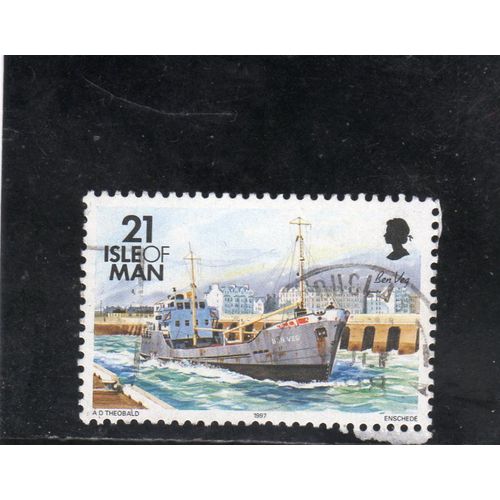 Timbre-Poste De Grande-Bretagne (Ile De Man)