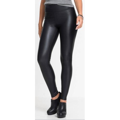 Legging Femme Simili Cuir Taille Haute, Pantalon Élastique Taille 2xl