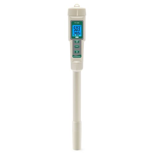 Compteur Hydroponique Professionnel 4 En 1 Ph Ec Tds Temp Testeur Moniteur Longues Sondes Pour Solutions Nutritives, Natation, Aquarium