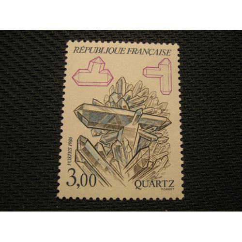 Timbre "Quartz" 1986 - Y&t N° 2430