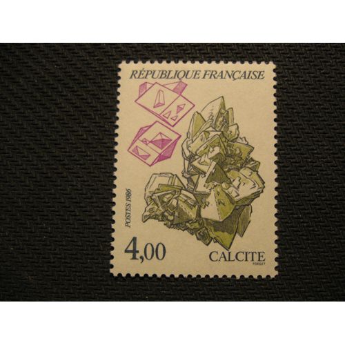 Timbre "Calcite" 1986 - Y&t N° 2431