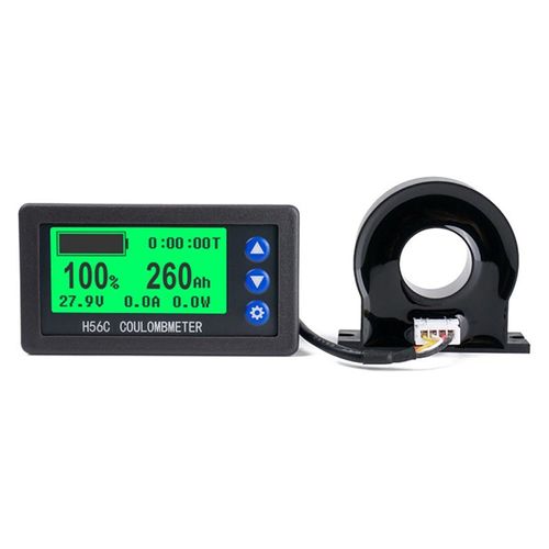 Moniteur De Batterie Hall Coulomb Mètre Dc 8-100v 100a Lifepo4 Plomb-Acide Li-Ion Lithium Capacité Affichage De Puissance
