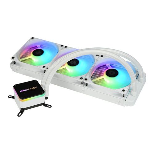 Enermax Liqmax III ELC-LMT360-W-ARGB - Système de refroidissement liquide de processeur - (pour : LGA1200, LGA2066, LGA1150, LGA1151, LGA1155, LGA1156, LGA1366, LGA2011, LGA2011-3, AM4, AM2...