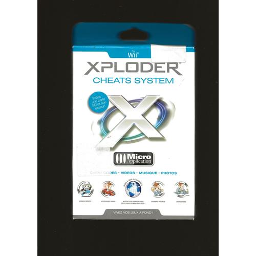 Xploder Cheats System Pour Wii Pc