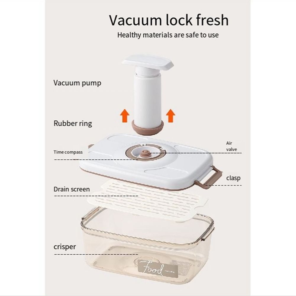 RCipients Sous Vide pour le Stockage des Aliments avec Pomp... - 6