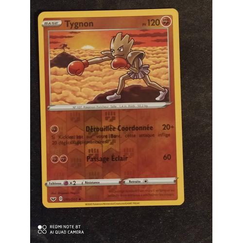 Carte Pokemon Tygnon Reverse 095/202 - Épée Et Bouclier