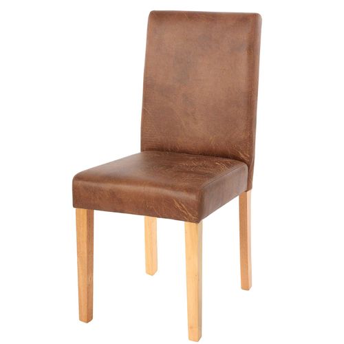 Chaise De Salle À Manger Littau, Chaise De Cuisine, Tissu/Textile   Simili-Daim, Pieds Clairs