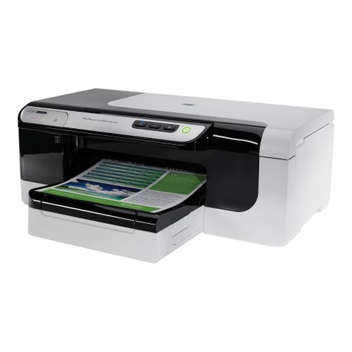 HP Officejet Pro 8000 Wireless - Imprimante - couleur - Recto-verso - jet d'encre - A4 - 1200 ppp - jusqu'à 35 ppm (mono) / jusqu'à 34 ppm (couleur) - capacité : 250 feuilles - USB, LAN, Wi-Fi