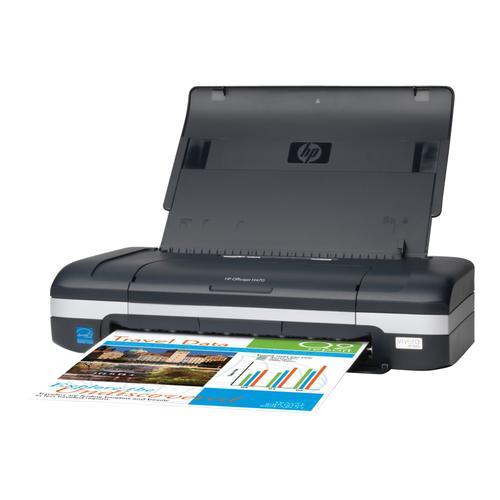 HP Officejet H470 Mobile Printer - Imprimante - couleur - jet d'encre - A4 - 1200 ppp - jusqu'à 22 ppm (mono) / jusqu'à 18 ppm (couleur) - capacité : 50 feuilles - USB