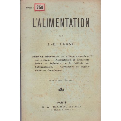 L Alimentation