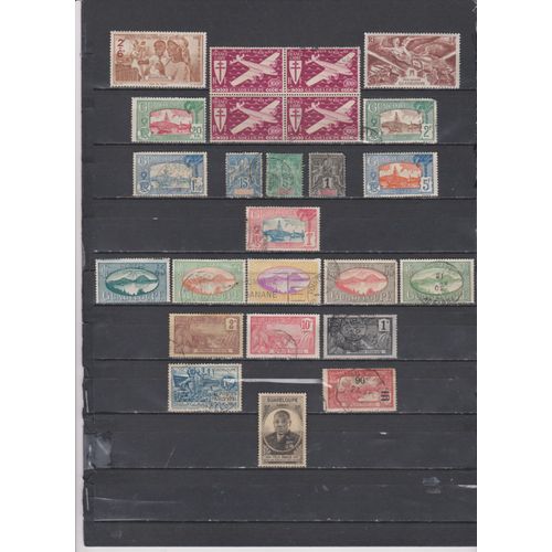 35 Lots De Timbres Guadeloupe Obliteres & Neufs** & * + Sans Gomme De 1892 À 1946