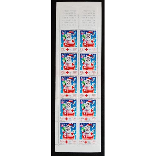 Carnet De Timbres "La Croix Rouge- Fêtes De Fin D'année 2001"