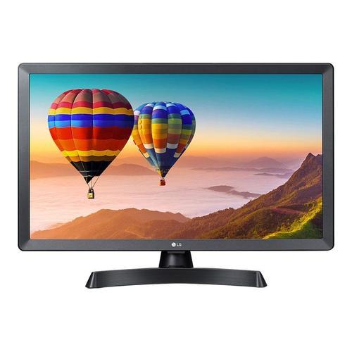 LG 24TN510S-PZ - Écran LED avec tuner TV - 24" (23.6" visualisable) - 1366 x 768 HD - 250 cd/m² - 1000:1 - 14 ms - 2 x HDMI, RCA (composite), RCA (composant) - haut-parleurs - noir, gris de fer
